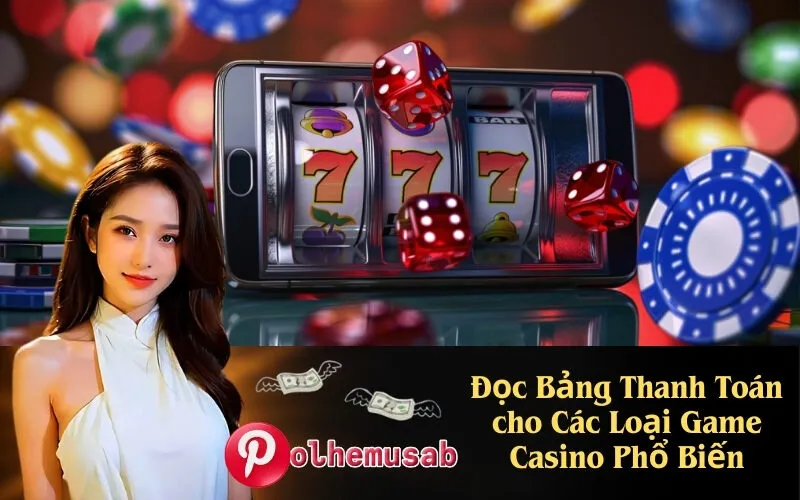 Đọc Bảng Thanh Toán cho Các Loại Game Casino Phổ Biến