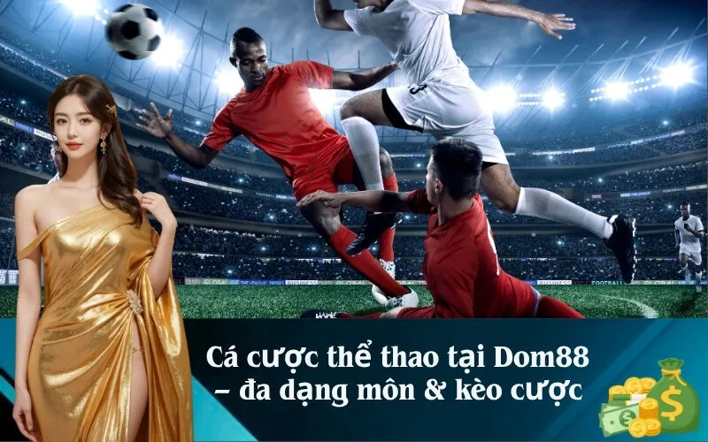 Cá cược thể thao tại Dom88 – đa dạng môn & kèo cược